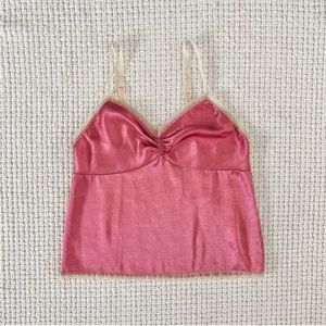 VINTAGE VICTORIAS SECRET SATIN TANK